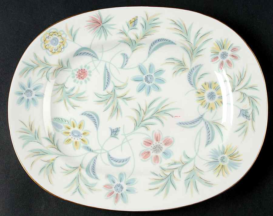 Vanessa 10" Oval Serving Platter by Minton-1