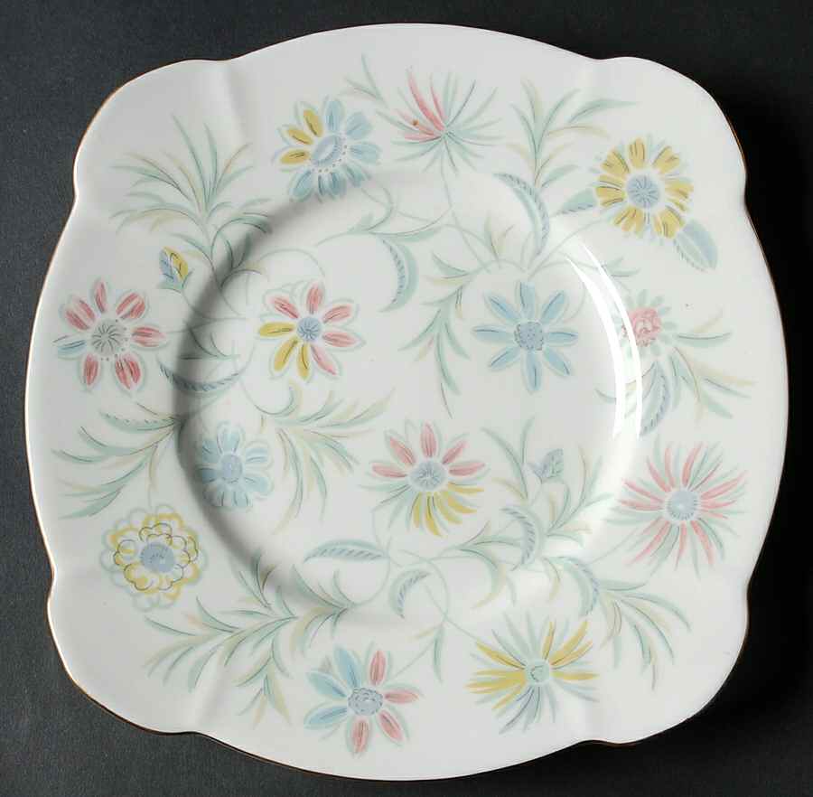 Vanessa Square Luncheon Plate by Minton-1