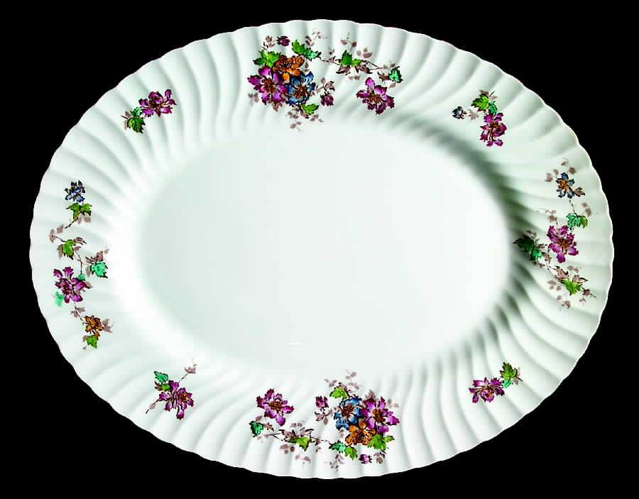 Vermont 17" Oval Serving Platter by Minton-1