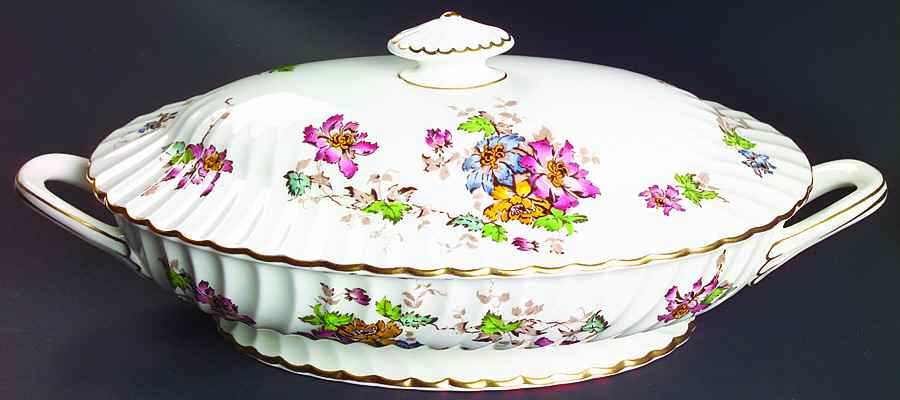 Vermont Oval Covered Vegetable by Minton-1