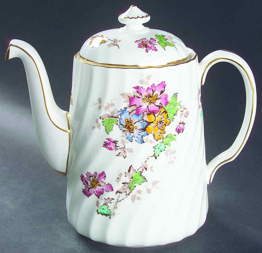 Vermont Small Coffee Pot & Lid by Minton-1