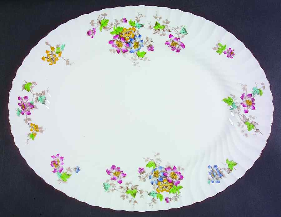 Vermont 15" Oval Serving Platter by Minton-1