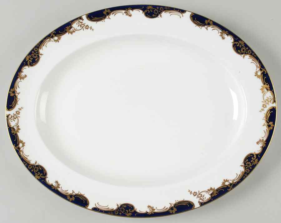 Versailles 13" Oval Serving Platter by Minton-1