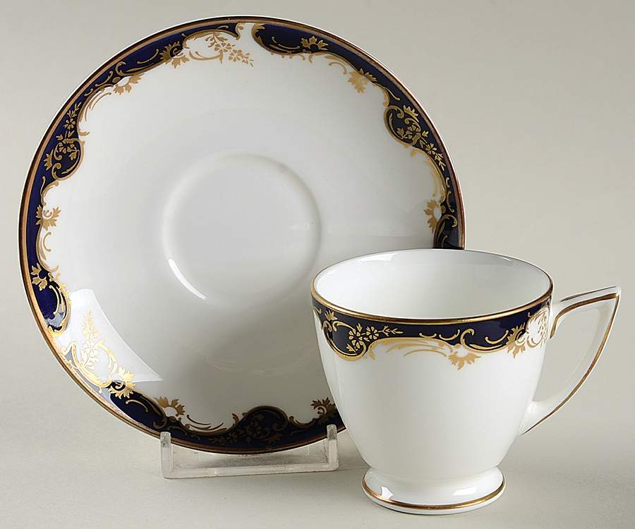 Versailles Footed Demitasse Cup & Saucer Set by Minton-1