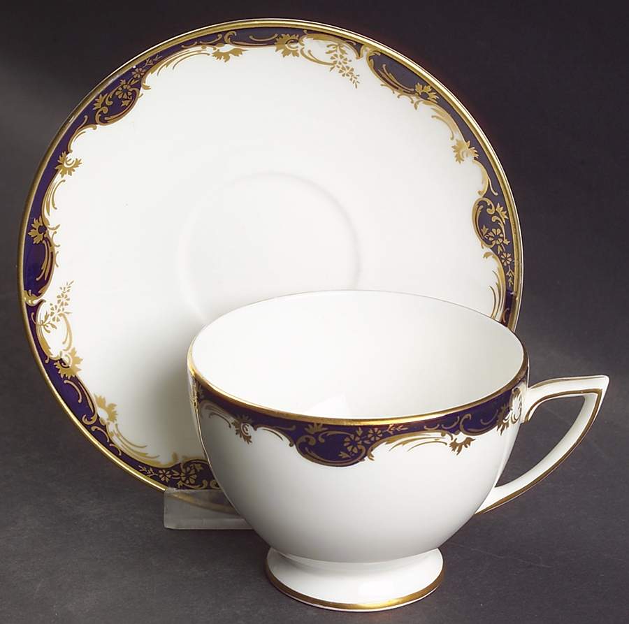 Versailles Footed Cup & Saucer Set by Minton-1