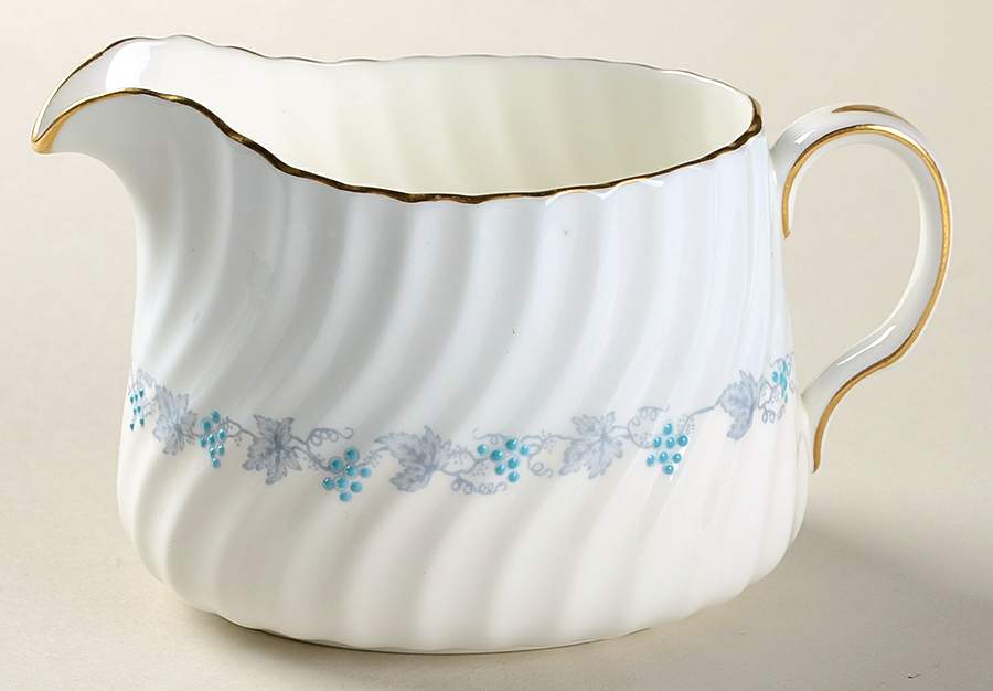 Vineyard Blue Creamer by Minton-1