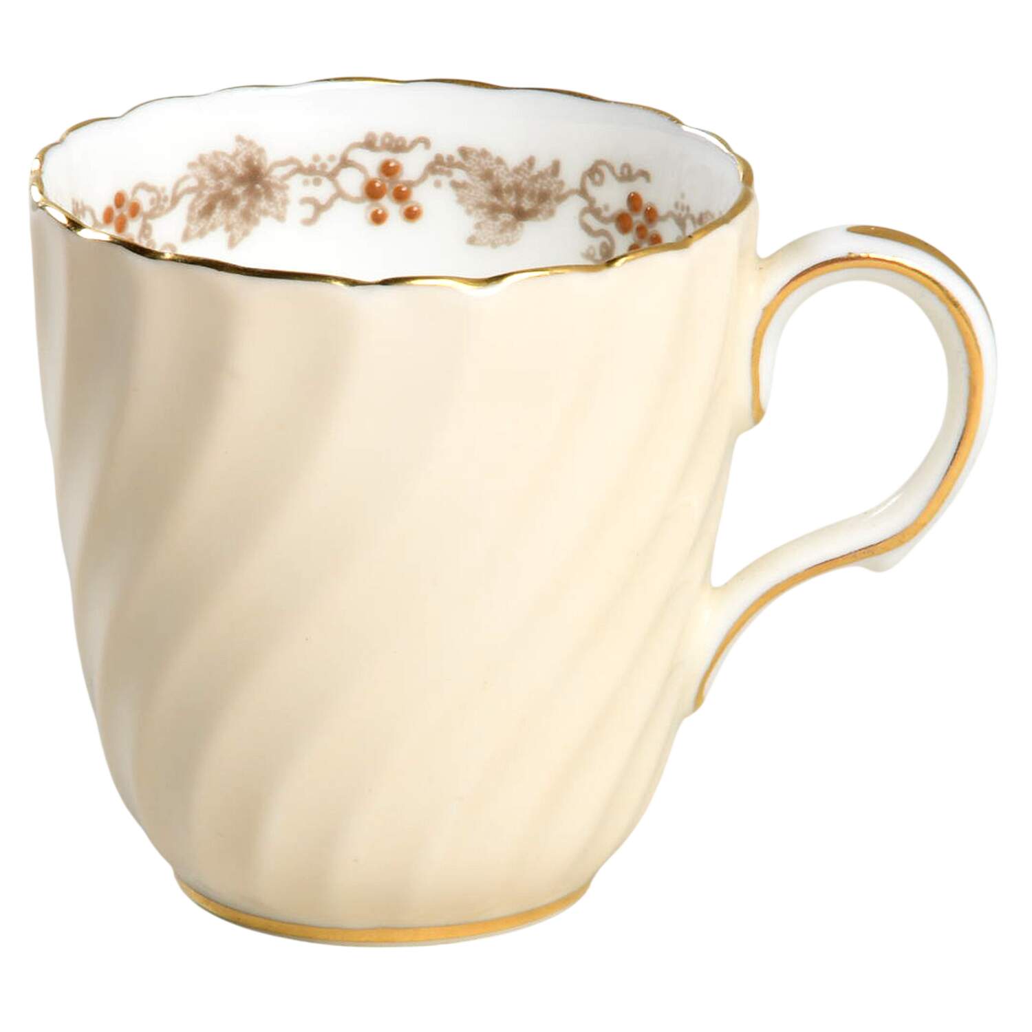 Vineyard Buff Flat Demitasse Cup by Minton-1