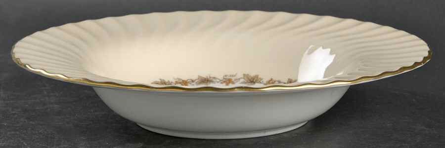 Vineyard Buff Rim Soup Bowl by Minton-1