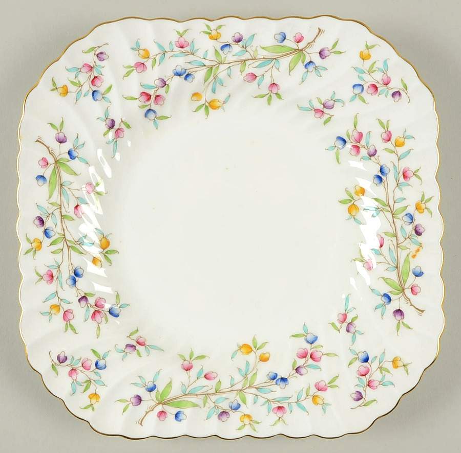 Virginia Square Salad Plate by Minton-1