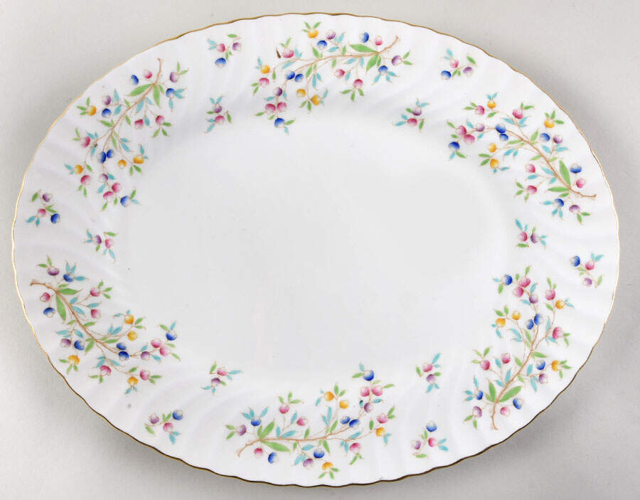 Virginia 15" Oval Serving Platter by Minton-1