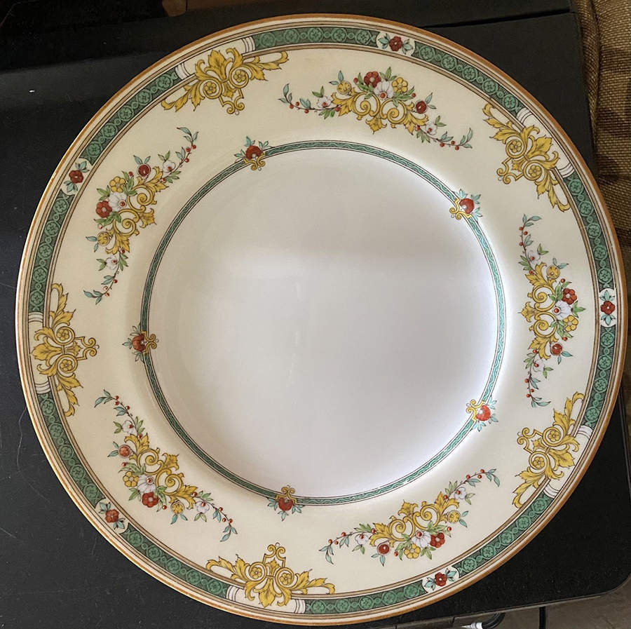 Warwick Green Dinner Plate by Minton-1