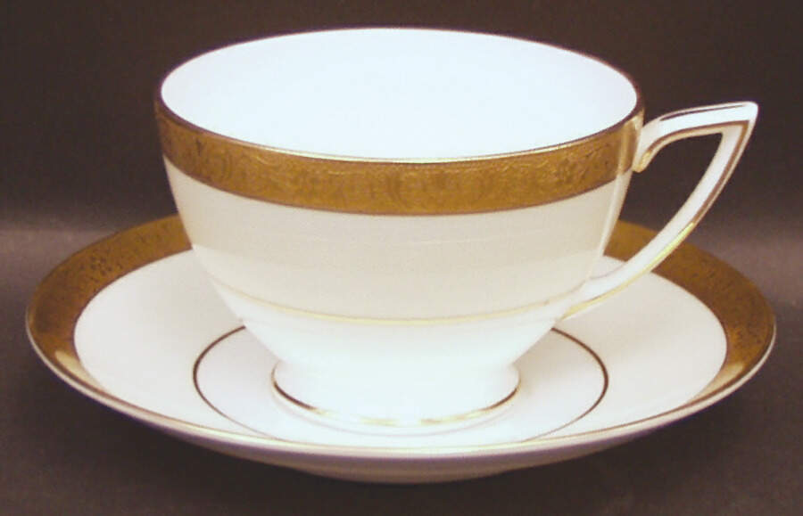Westminster Footed Cup & Saucer Set by Minton-1