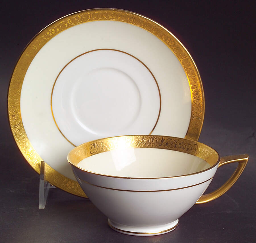 Westminster Footed Cup & Saucer Set by Minton-1