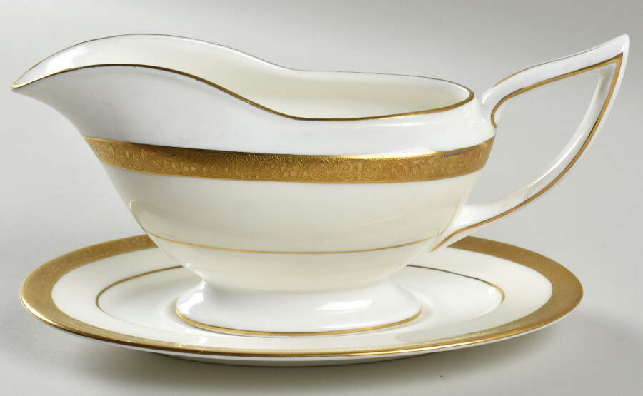 Westminster Gravy Boat & Underplate by Minton-1