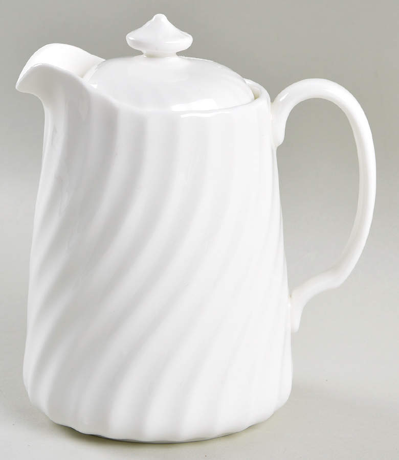 White Fife Hot Water Jug & Lid by Minton-1