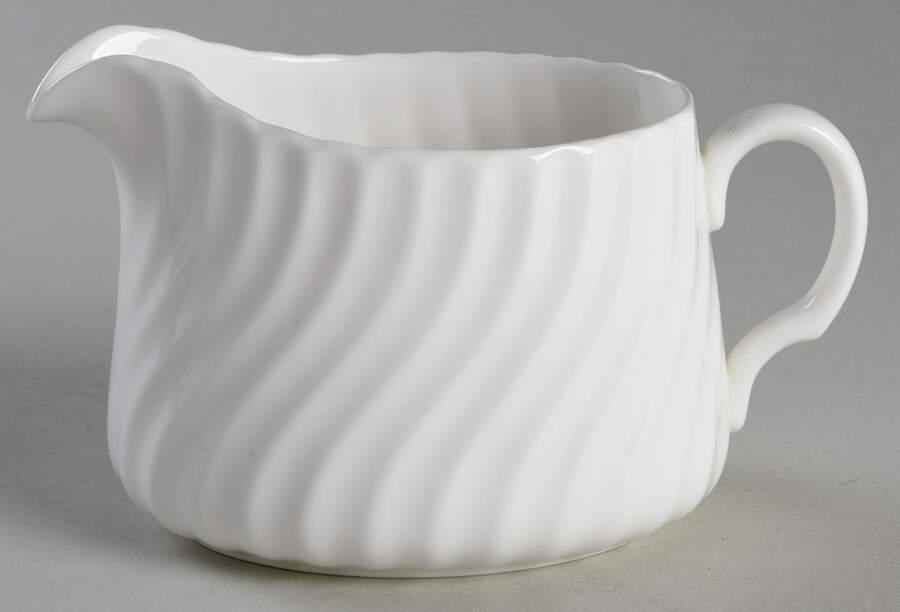 White Fife Creamer by Minton-1
