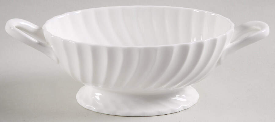 White Fife Sauce Boat No LId by Minton-1