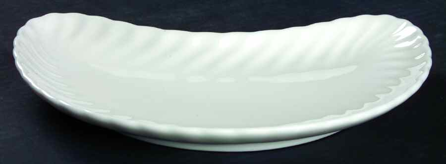 White Fife Crescent Salad Plate by Minton-1