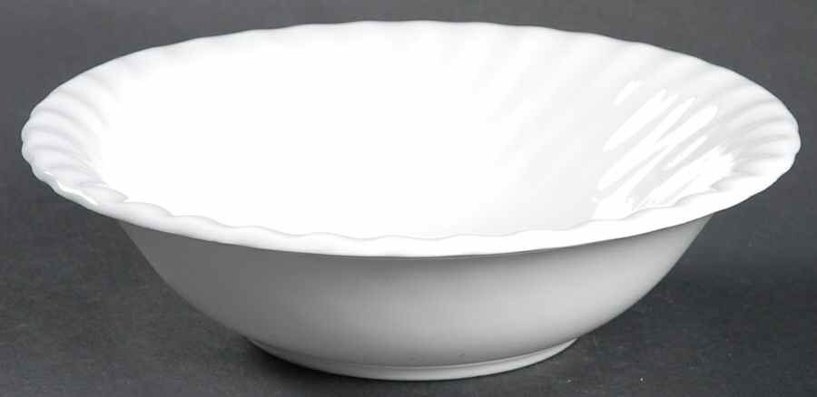White Fife Coupe Cereal Bowl by Minton-1