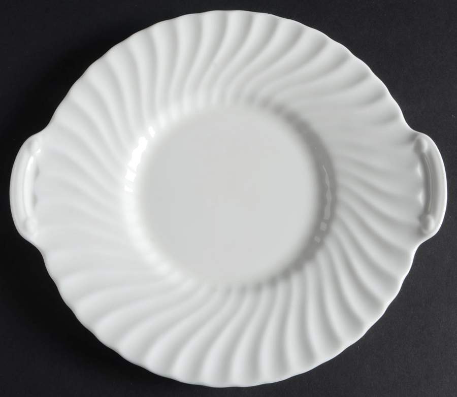 White Fife Handled Cake Plate by Minton-1