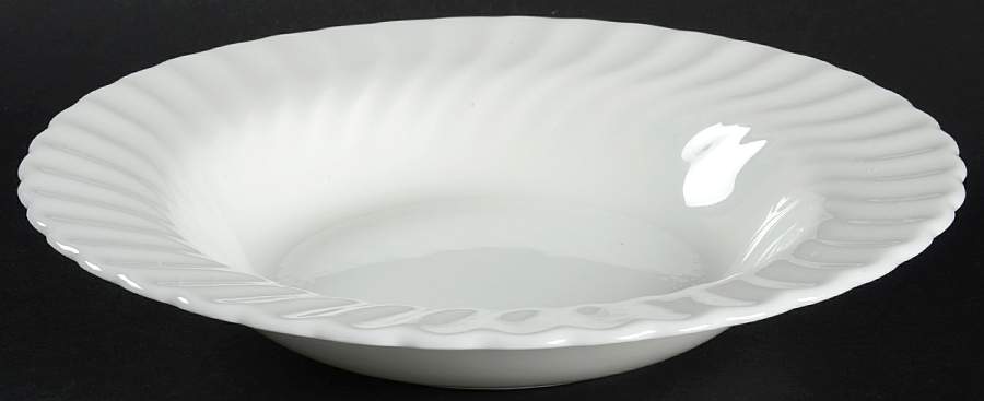 White Fife Rim Soup Bowl by Minton-1