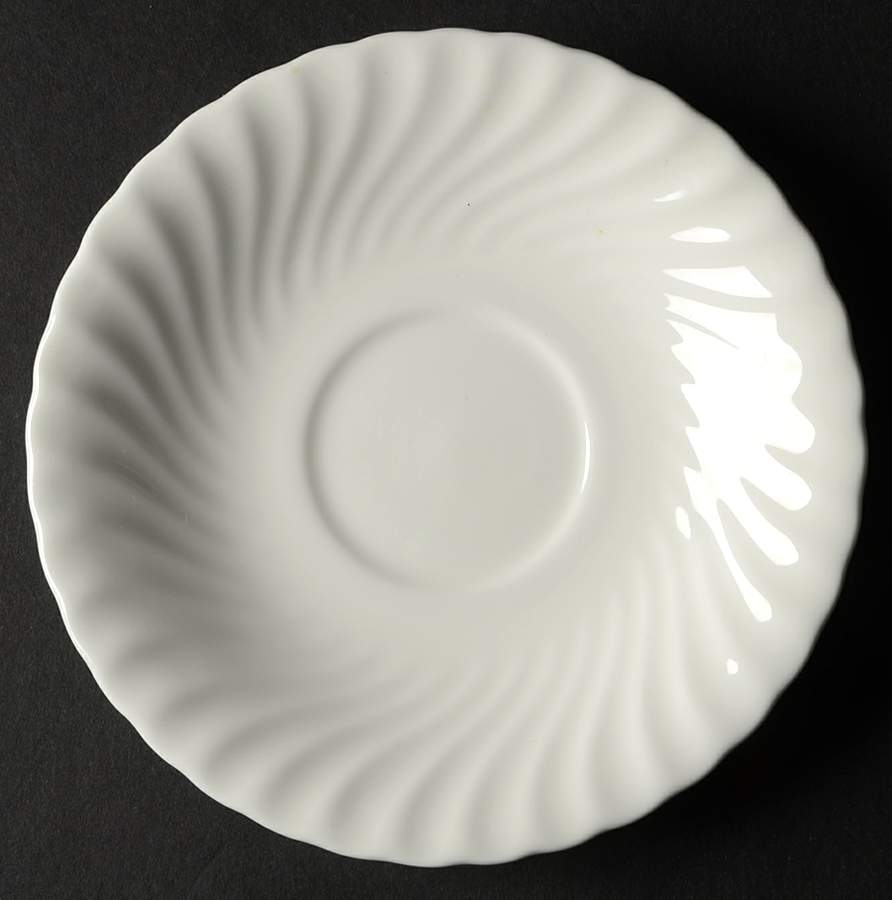 White Fife Saucer for Cream Soup Bowl by Minton-1