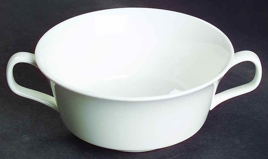 White Monarch Flat Cream Soup Bowl by Minton-1