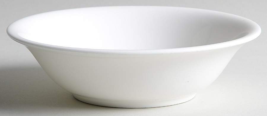 White Monarch Coupe Cereal Bowl by Minton-1