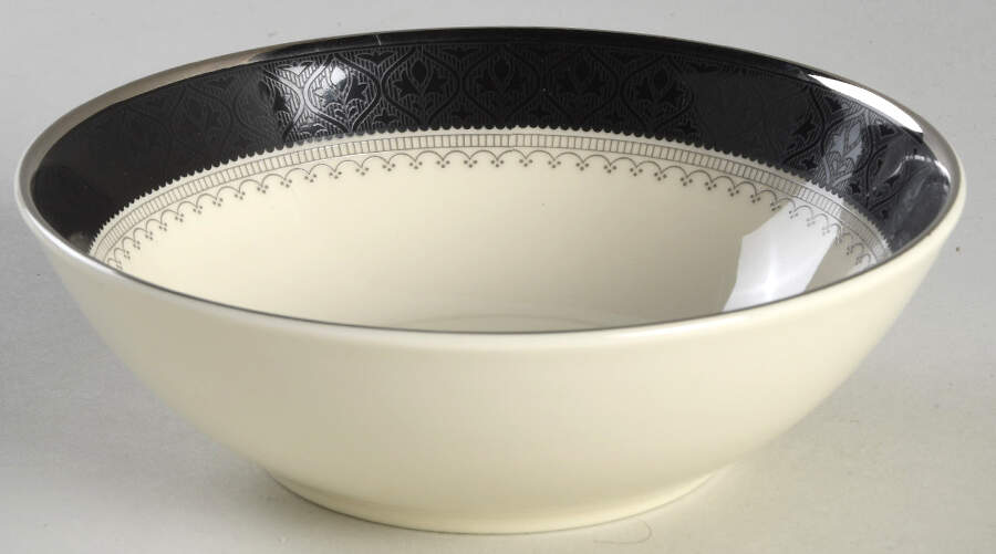 Wilmington (Black Band) Fruit/Dessert (Sauce) Bowl by Minton-1