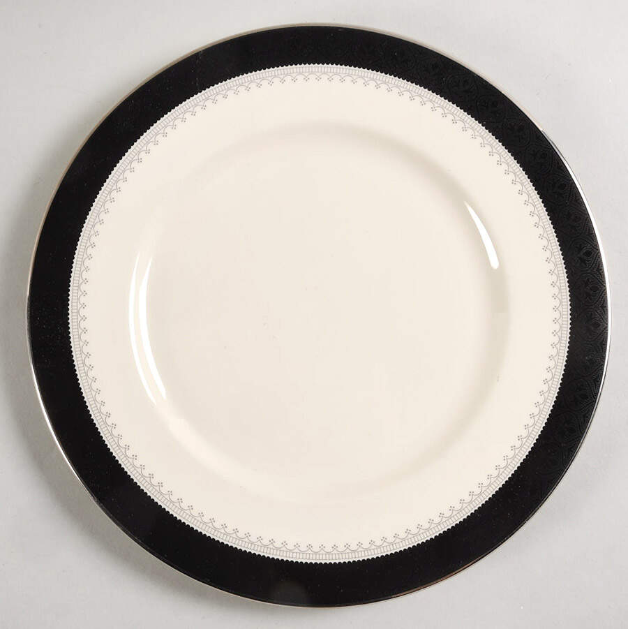 Wilmington (Black Band) Dinner Plate by Minton-1