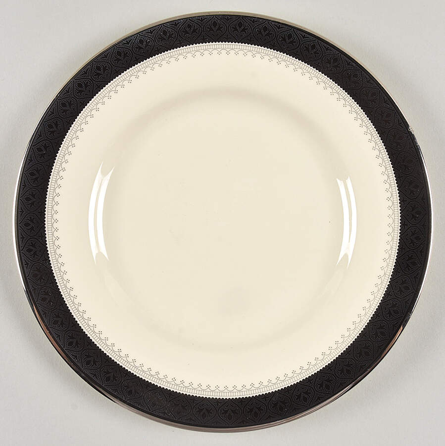Wilmington (Black Band) Salad Plate by Minton-1