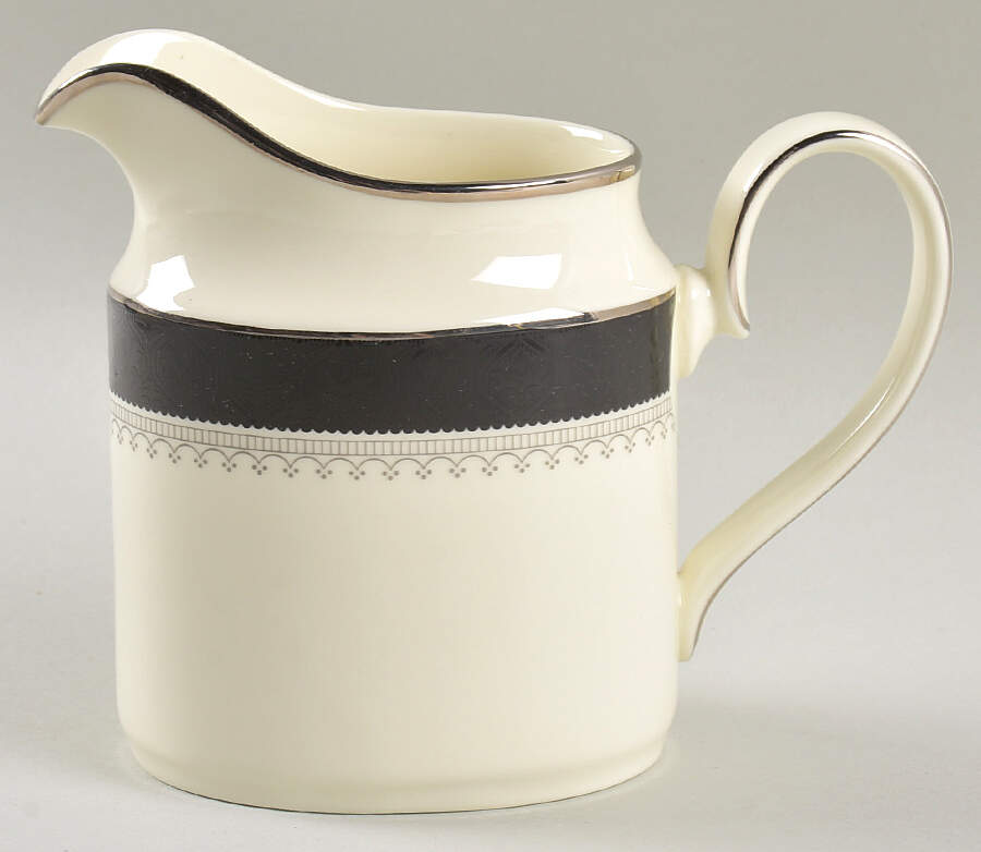 Wilmington (Black Band) Creamer by Minton-1