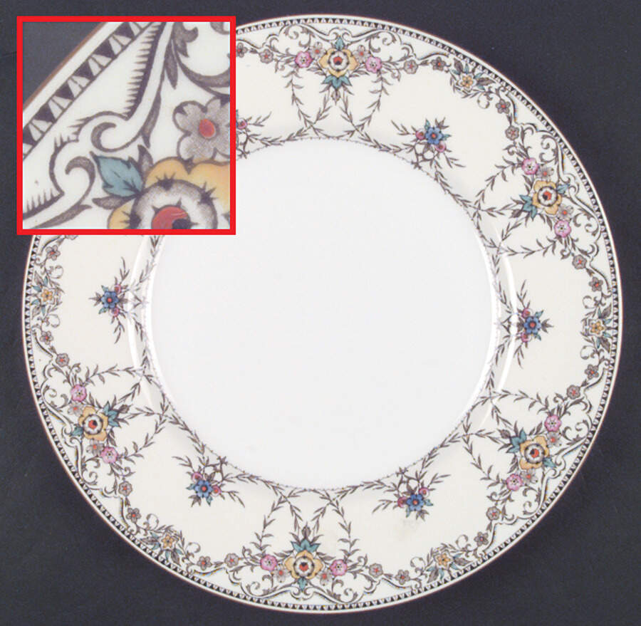 Wilmington Orange Dinner Plate by Minton-1