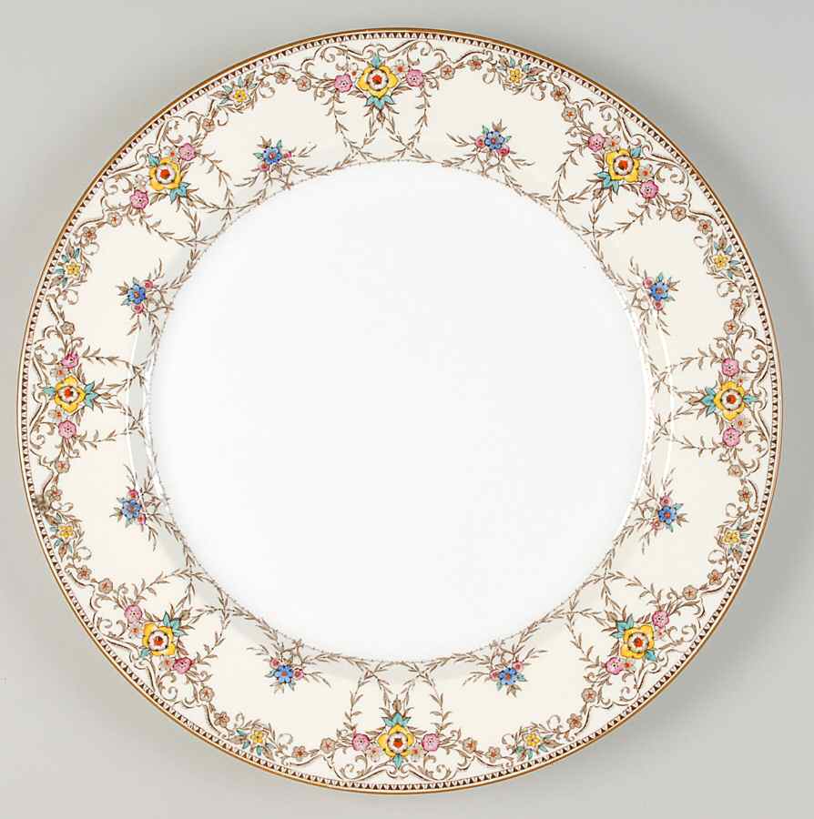Wilmington Orange 12" Chop Plate (Round Platter) by Minton-1
