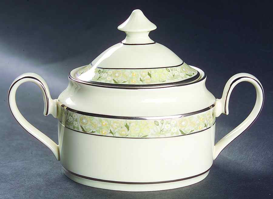 Wimbledon Sugar Bowl & Lid by Minton-1
