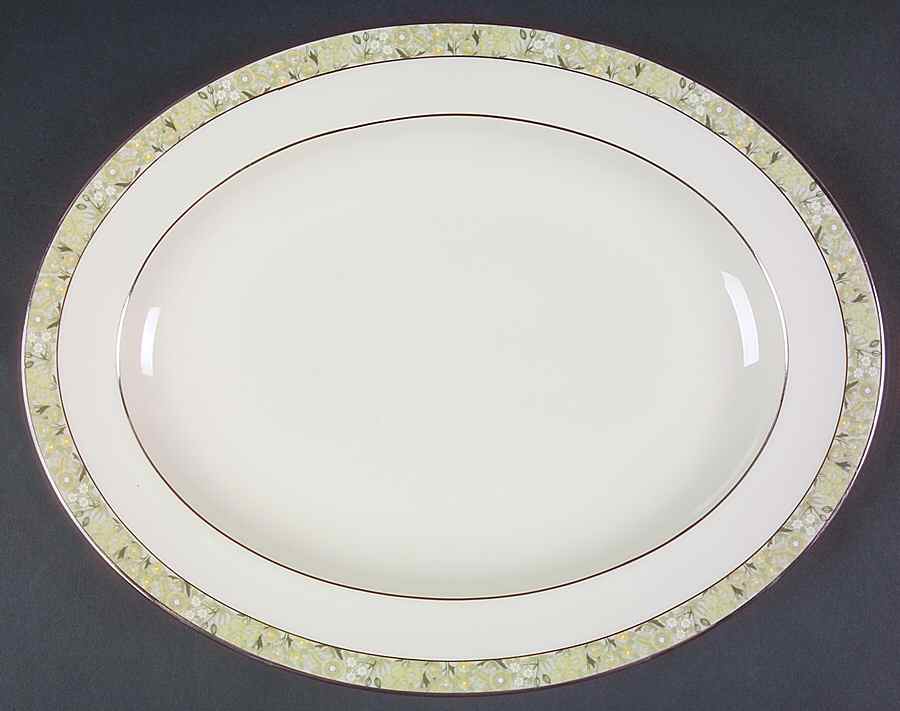 Wimbledon 13" Oval Serving Platter by Minton-1