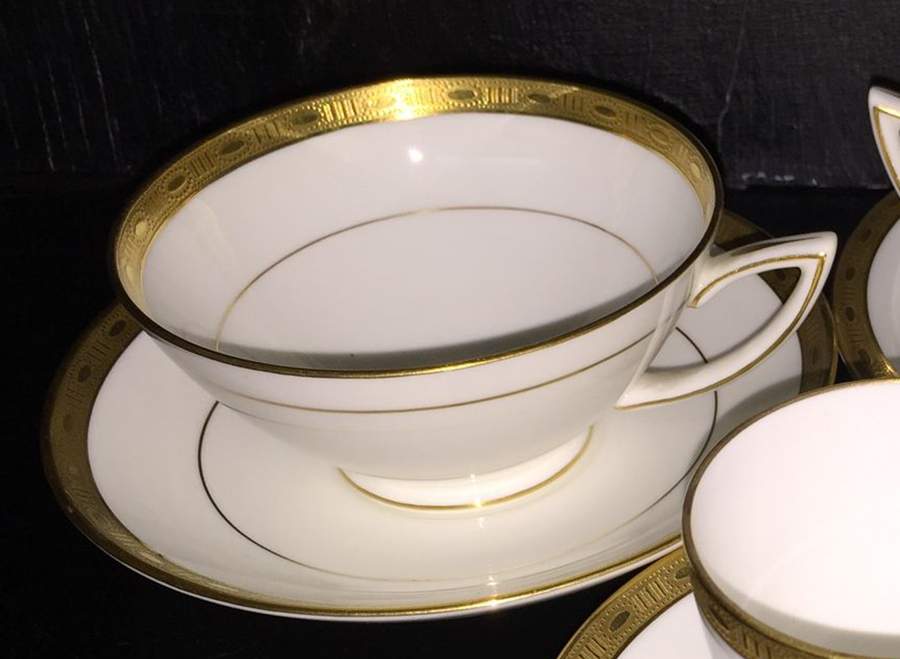 Winchester Footed Cup & Saucer Set by Minton-1