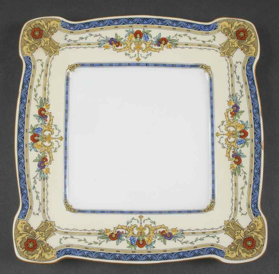 Windsor Blue Square Cake Plate by Minton-1