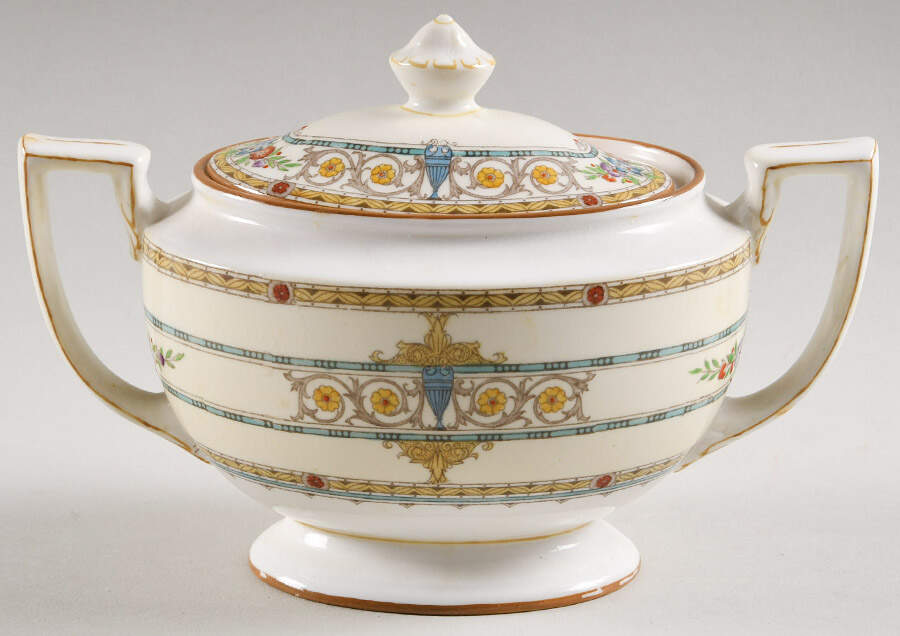 Windermere Sugar Bowl & Lid by Minton-1
