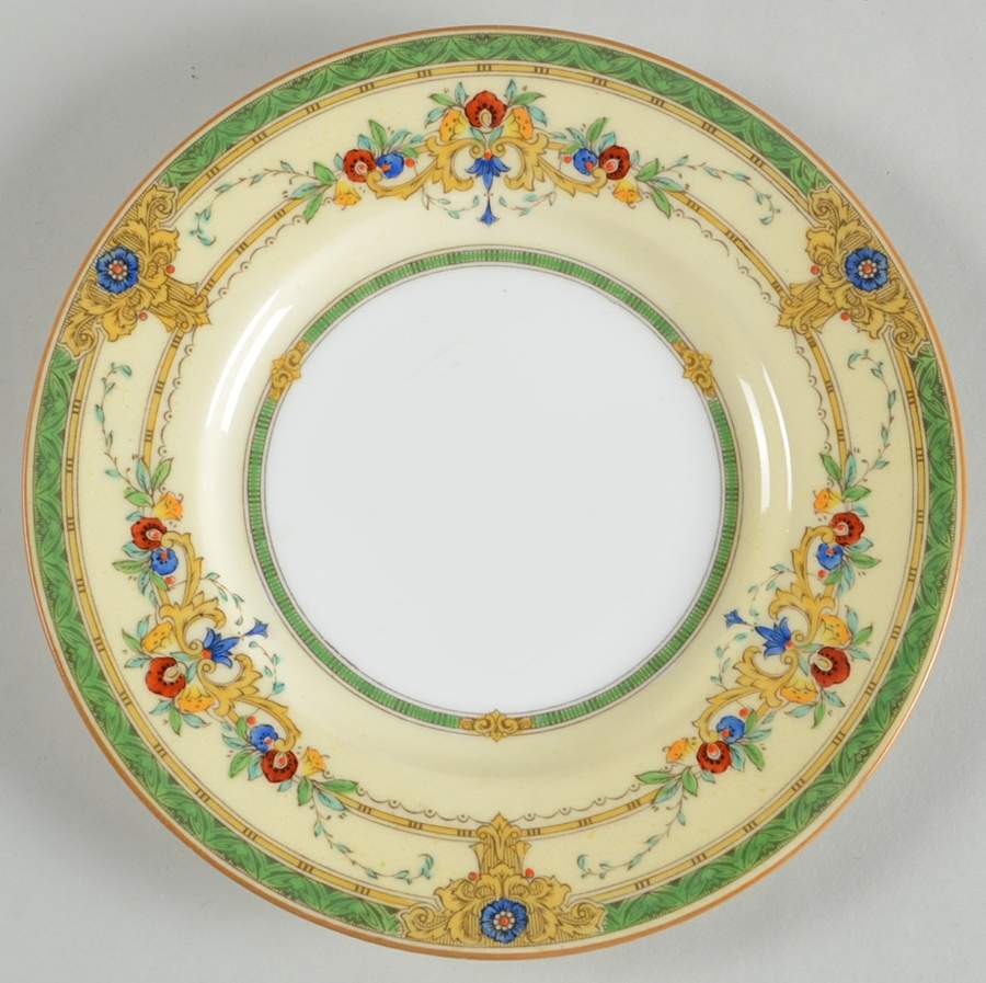 Windsor Green Bread & Butter Plate by Minton-1