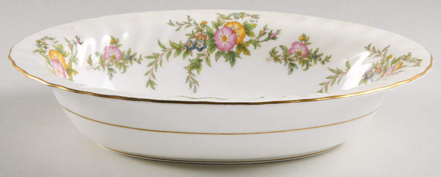 York 10" Oval Vegetable Bowl by Minton-1