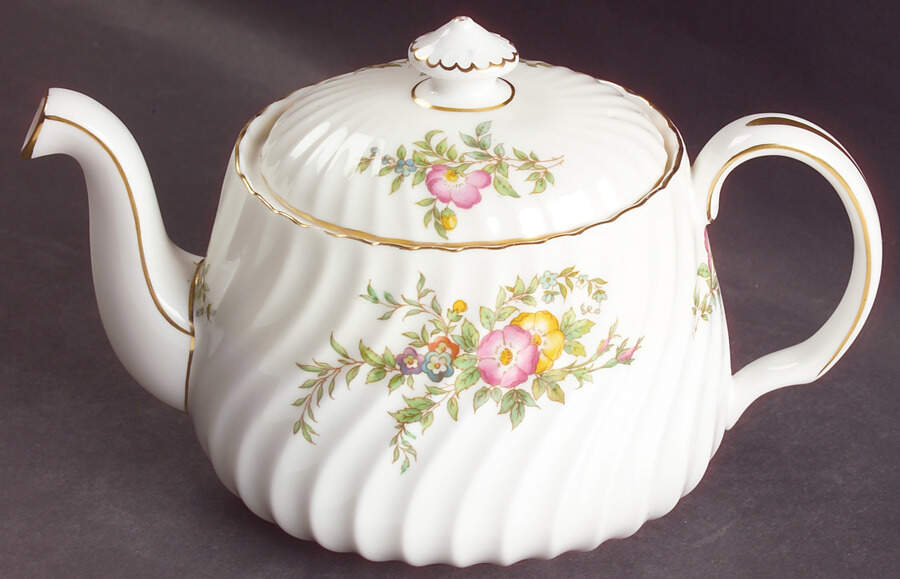York Small Teapot & Lid by Minton-1