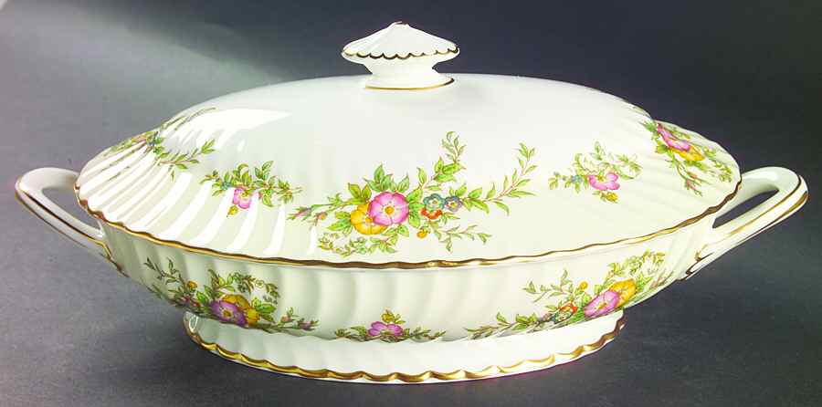 York Oval Covered Vegetable by Minton-1