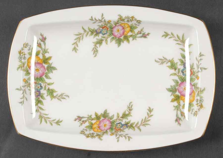 York 8" Rectangular Tray by Minton-1