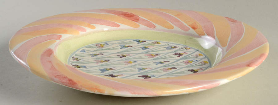 Bearded Iris Large Rim Soup Bowl by MacKenzie-Childs-1