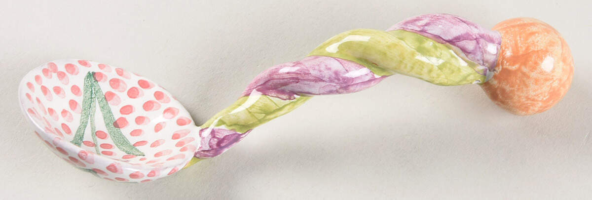 Bearded Iris Sugar Spoon by MacKenzie-Childs-1
