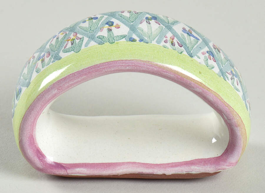 Bearded Iris Napkin Ring by MacKenzie-Childs-1