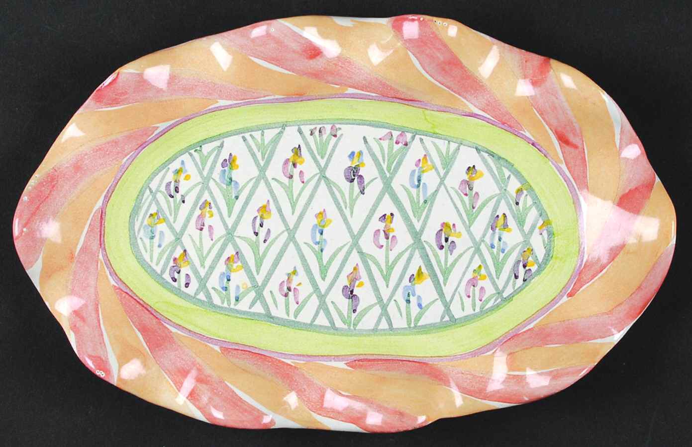 Bearded Iris Soap Dish by MacKenzie-Childs-1
