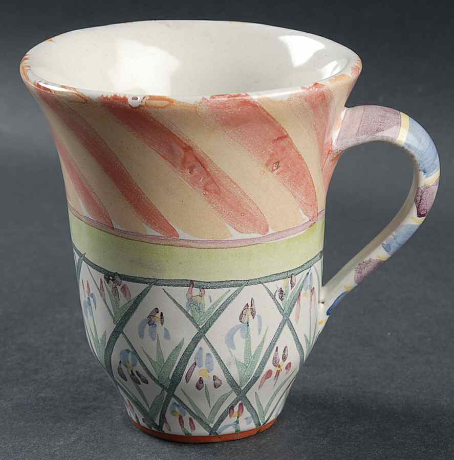 Bearded Iris Mug by MacKenzie-Childs-1