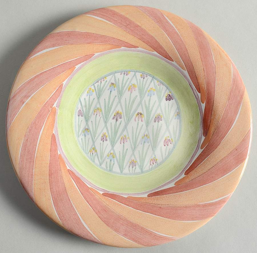 Bearded Iris Bread & Butter Plate by MacKenzie-Childs-1